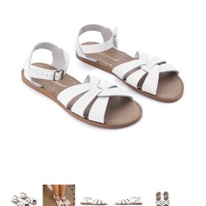 Saltwater White Sandals